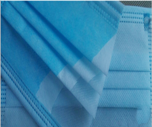 欧莱博/OLABO一次性防护口罩（50只/盒） 三层无纺布口罩蓝色
