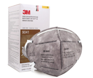 3M活性炭口罩9041（单只）防甲醛，防有机溶剂
