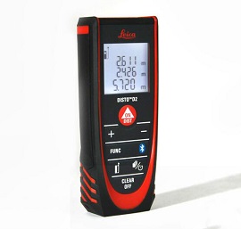 徕卡D2手持激光测距仪100米红外线电子尺量房仪Leica测量仪带蓝牙高精度货到付款测量距离面积
