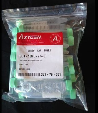 爱思进/Axygen 15ml离心管 SCT-15ML-25-S