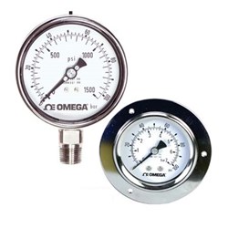 PGM系列 不锈钢工业压力计/指针式压力表 Omega欧米茄