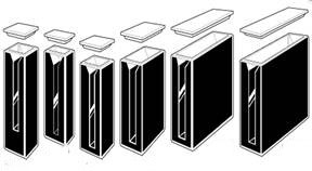 半微量方形黑体比色皿Type 9B