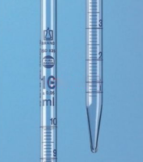德国普兰德A级刻度移液管-部分排液(蓝色刻度)BR27721