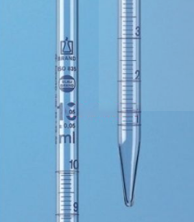 德国普兰德A级刻度移液管-部分排液(蓝色刻度)BR27722