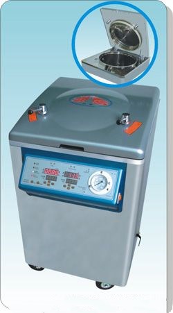 不锈钢立式电热蒸汽灭菌器YM75FGN