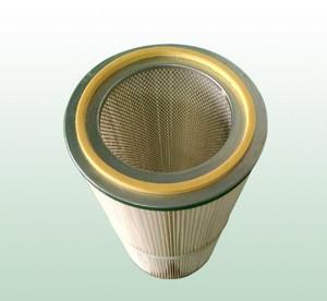 六耳塑料盖除尘滤芯 木浆纸除尘滤筒