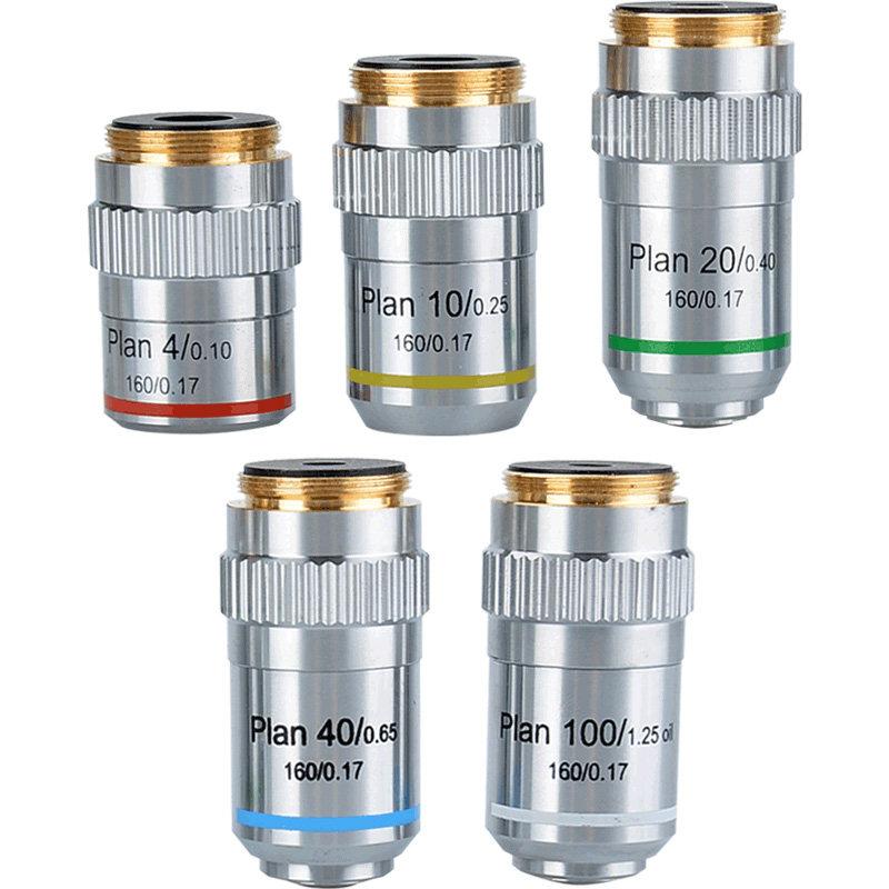 科研教学无限远平场消色差物镜