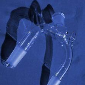 玻璃仪器,实验室设备,实验室仪器,二路真空接受管（燕尾）