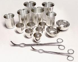 玻璃仪器，铂金浆片式阳极