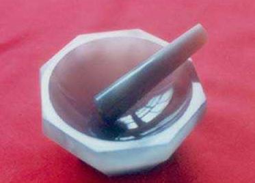 玻璃仪器，玛瑙研钵 规格：70mm