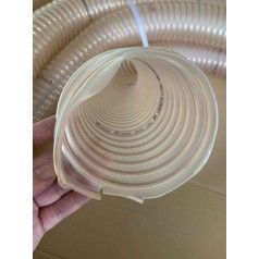 耐磨可伸缩PU吸尘软管环卫车吸尘用管