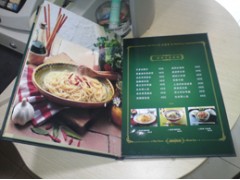 兰州菜谱制作|兰州高档皮面菜谱价格|兰州菜谱印刷装订厂