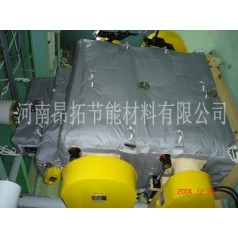 柔性高温管道隔热罩，管道玻纤布隔热罩，厂家直销