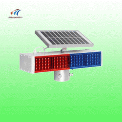 密云太阳能警示灯 led双面警示灯 太阳能爆闪灯 四灯爆闪灯