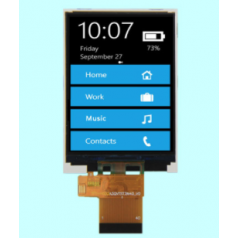 3.2寸TFT串口屏4L接口便携式仪表显示屏
