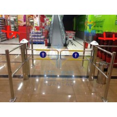 超市入口器单向摆闸感应门 远韬智能红外感应门批发