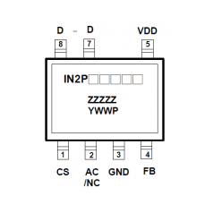 INFSitronix 高压启动PWM反激(SSR)电源开关IN2P170C1-S7G系列
