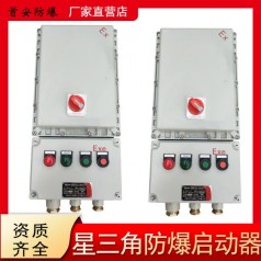 星三角防爆启动器 防爆降压启动器