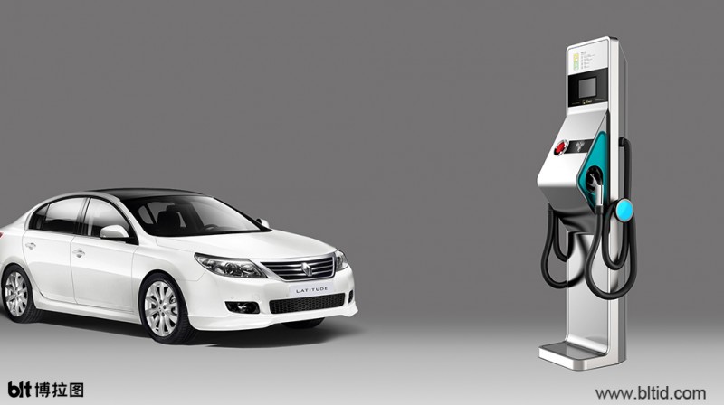 80kw落地式直流充电桩1