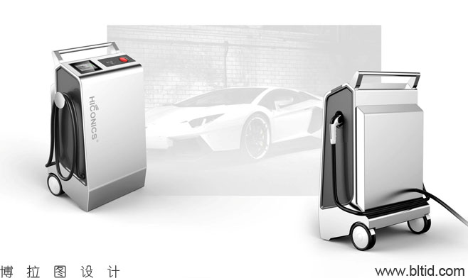 40kw便携式(带轮子)直流充电桩1