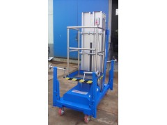 抚顺大量批发单柱铝合金式升降机/小型电动升降机报价/厂家