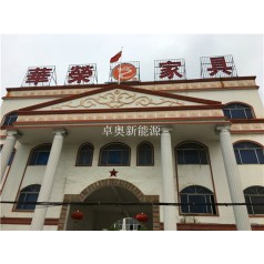 江阴家具厂宿舍洗浴3吨太阳能加5匹空气能热泵系统热水工程