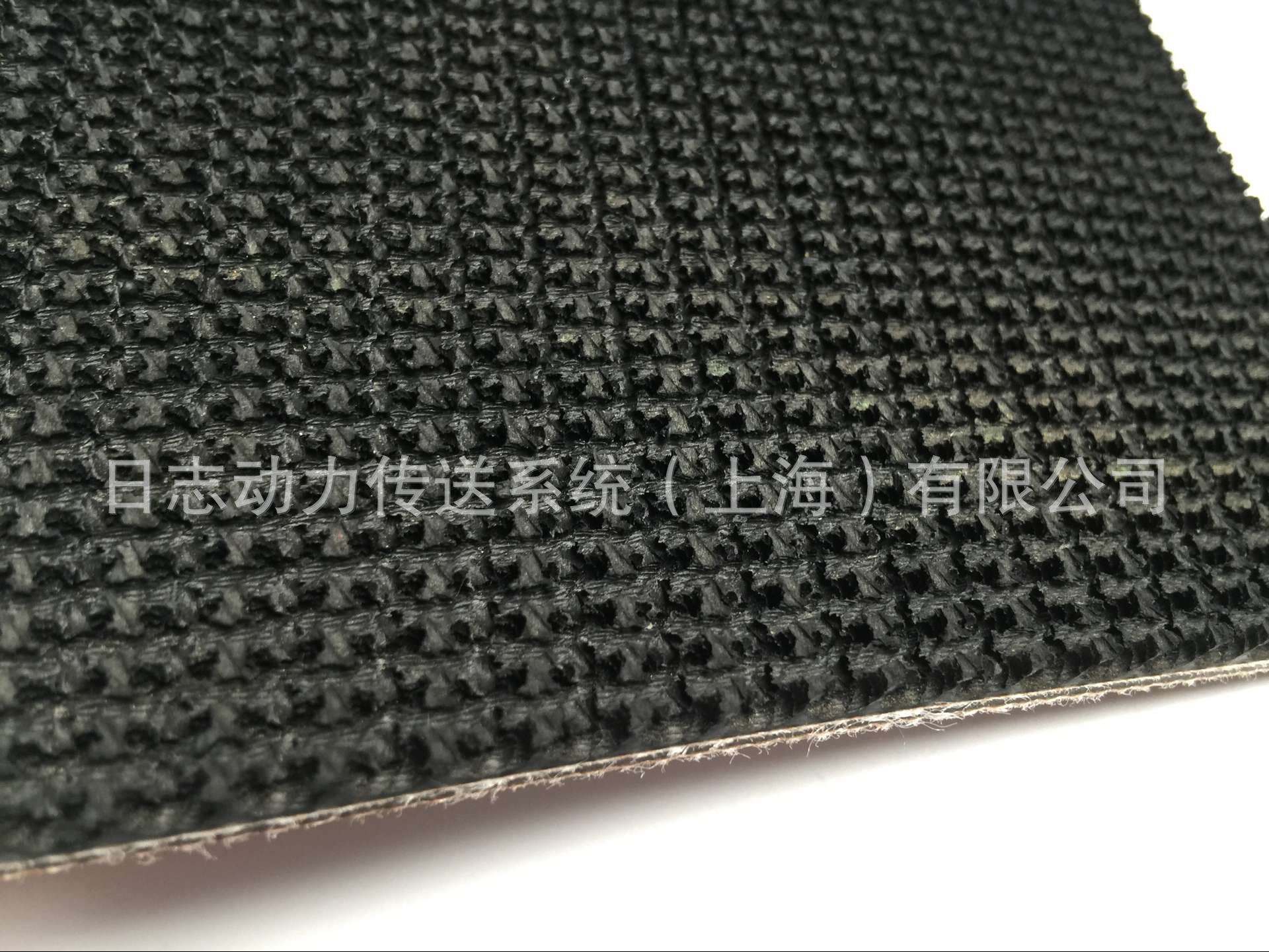 草纹输送带 爬坡输送带 物流输送带 黑色 E8/2G275SP高耐磨橡胶示例图6