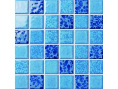 供应蓝色窑变釉面陶瓷马赛克