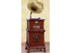 优迪声YM-303 立式古典留声机 复古留声机