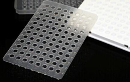 0.1ml超薄96孔荧光定量PCR板，无裙边，透明色，科进/KIRGEN
