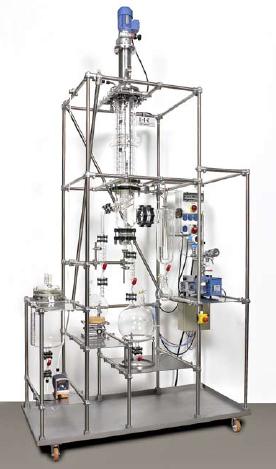 生产规模玻璃短程蒸馏（分子蒸馏）设备 KDL 30