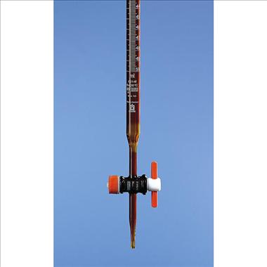 普兰德BRAND 棕色玻璃滴定管 直滴型滴定管