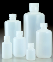 Nalgene 经济型 HDPE 窄口瓶 经济 可重复使用 半透明 2089-0002
