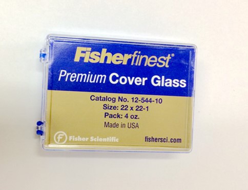 Fisher飞世尔 进口 盖玻片 方形盖玻片 22x22mm 预清洁12-544-10