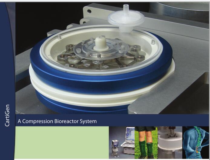 CartiGen三维软骨组织块压力加载培养系统