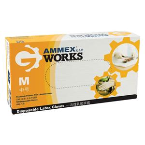 爱马斯 一次性乳胶手套 TLFGWC