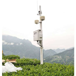 野外园林24小时在线式气象站 温湿度雨量气象站