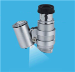 45倍带光源微型显微镜 ,微型带光源45倍显微镜