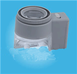 8倍圆筒放大镜, 带光源带刻度8倍放大镜